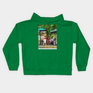 Caribbean - Art Show In San Juan Kids Hoodie